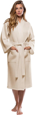 Turquaz Lightweight Full-Length Robes For Women Waffle Kimono - Soft
