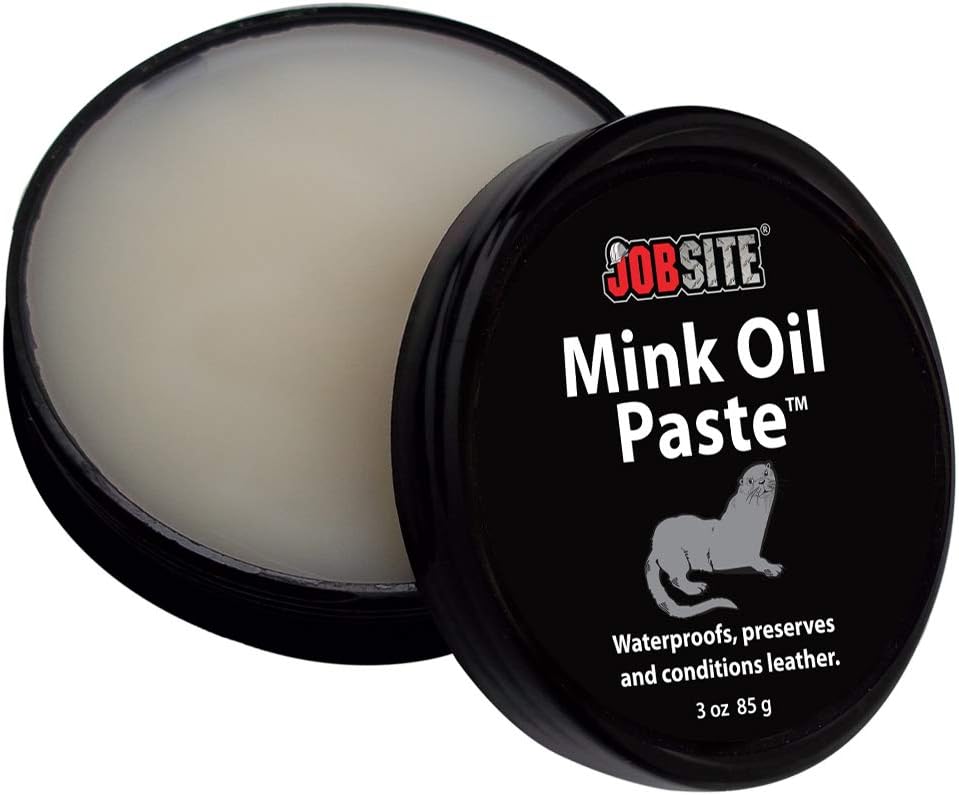 JobSite Waterproof Mink Oil - Protects Boots - 3 oz