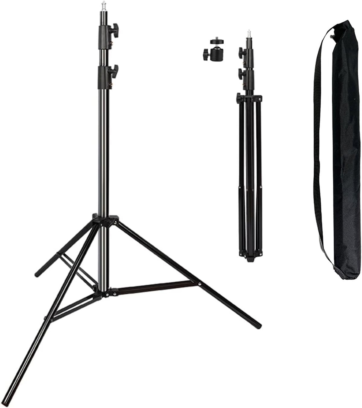 Heavy Duty Light Stand for Photography - Adjustable 9.5 Feet