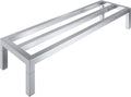 48 in x 14 in x 8 in Aluminum Dunnage Rack - Heavy-Duty Off-Floor