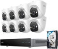 eufy PoE NVR Security System E41 - 8 4K Turret Cams, 24/7 Recording