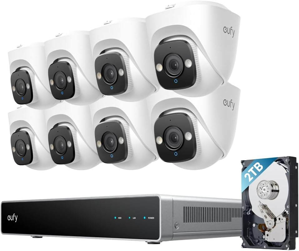 eufy PoE NVR Security System E41 with 4K UHD and AI Detection
