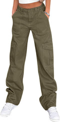 Cargo Pants for Women High Waisted Baggy Wide Leg - Comfortable soft