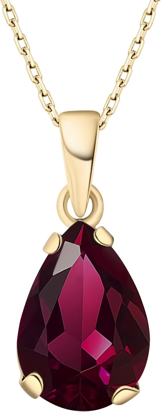 14K Gold Plated Gemstone Necklace for Women by ADITA GOLD