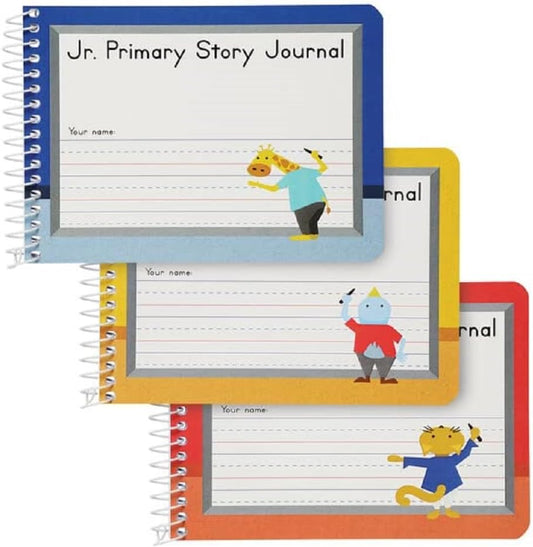 Colorful Primary Composition Notebooks for Kids, 100 Sheets, Pre-K to Grade 2