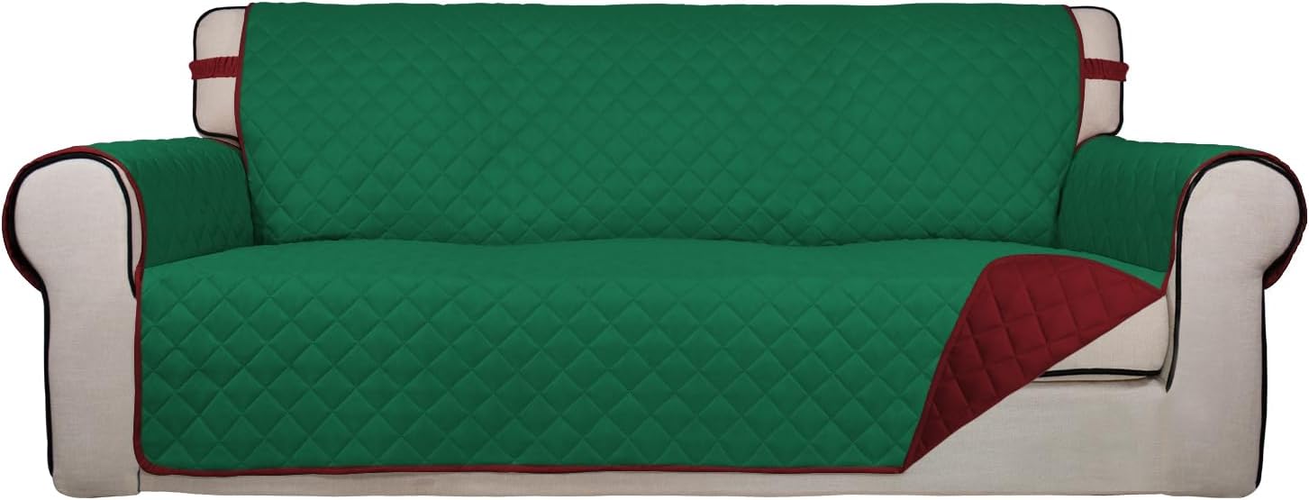 PureFit Reversible Quilted Sofa Cover for Oversized Sofas