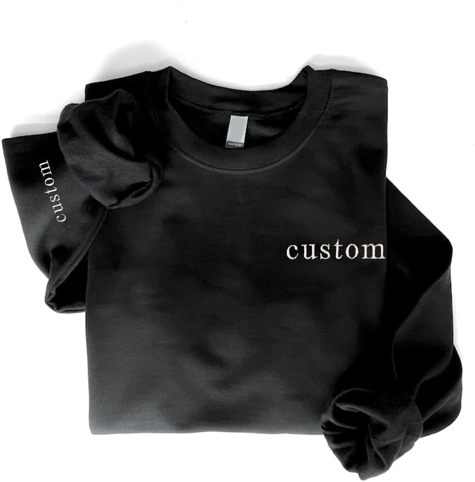 Design Your Own Custom Embroidered Sweatshirt - Evamall