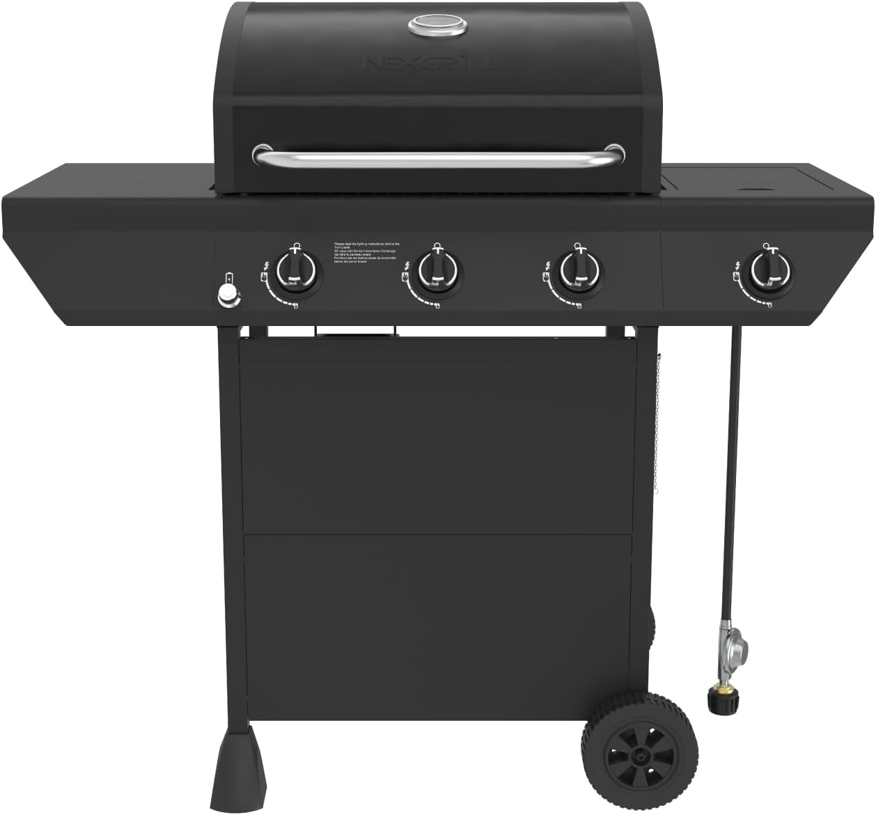 Nexgrill 3-Burner Propane Gas Grill with Side Burner for BBQ
