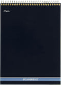 Mead Legal Pad Writing Pad, Top Bound Wide Ruled - Durable Navy Cover