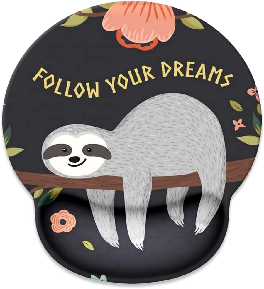 Goodsprout Ergonomic Sloth Wrist Rest Mouse Pad