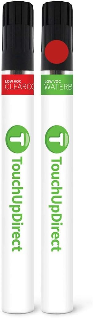 TouchUpDirect Vermillion Red Exact Match Touch Up Paint Brush
