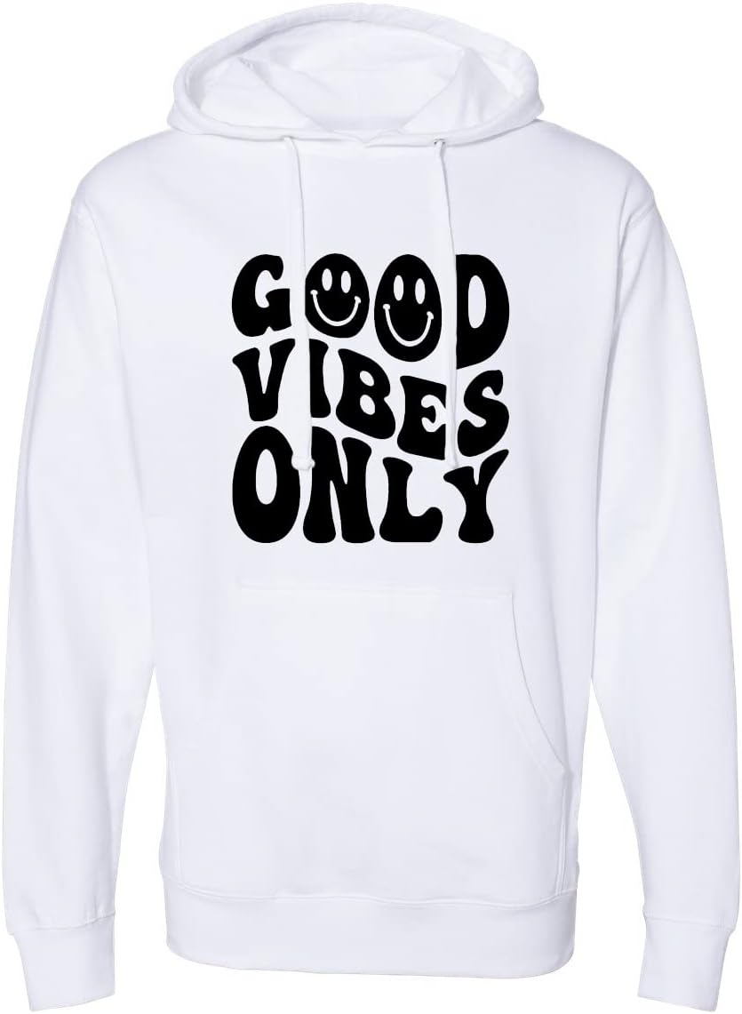 Good Vibes Only Crewneck Sweatshirt for Unisex Comfort