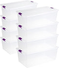 Sterilite 110 Quart ClearView Latch Box - Large Stackable Storage