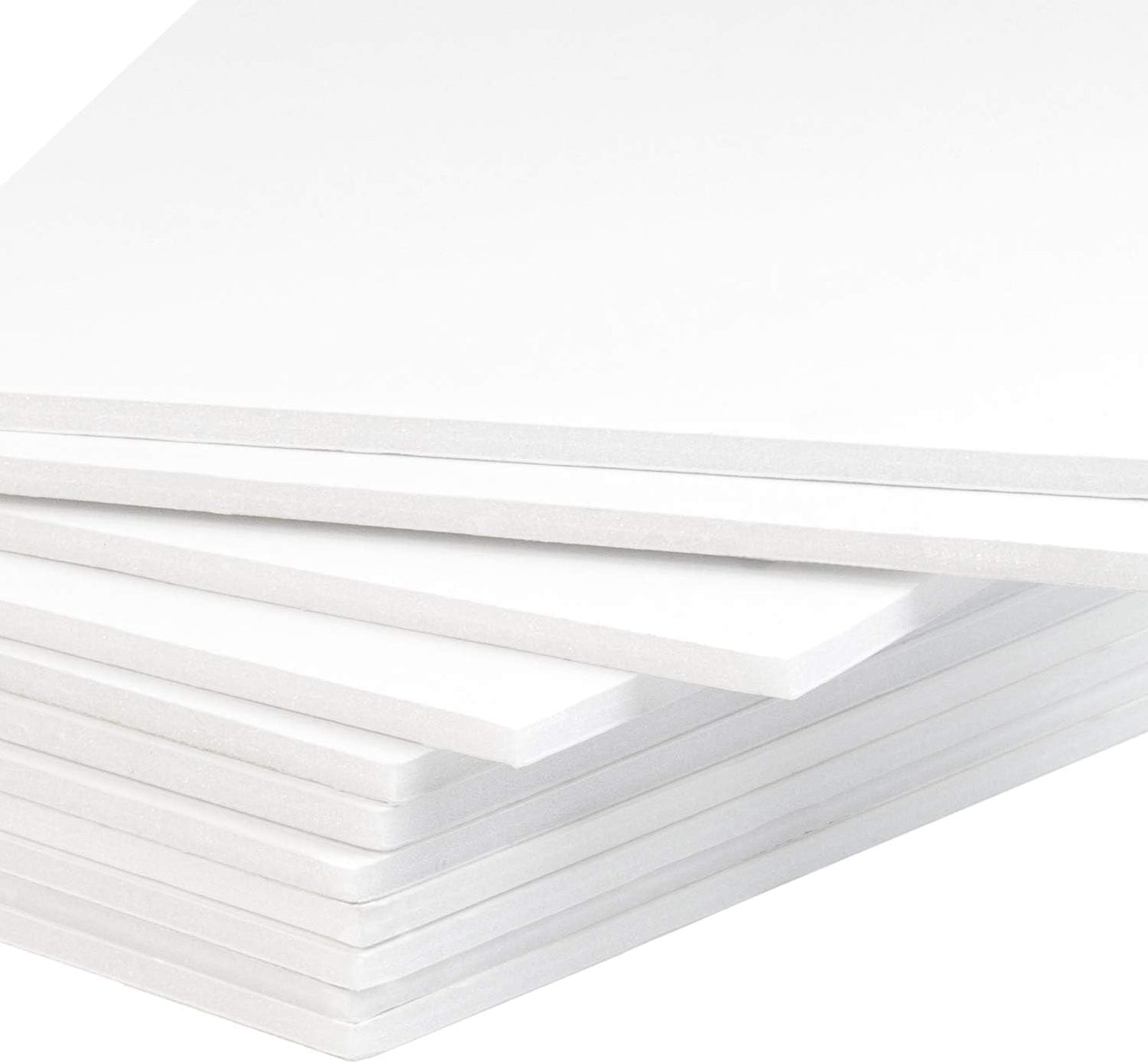 Acid-Free Foam Boards Pack of 10, 18x24 inch White Boards
