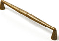 Vintage Retro Antique Brass Cabinet Handles 6 Pack - 6.3in Hole Center