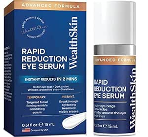 WealthSkin Rapid Reduction Eye Serum for Dark Circles and Puffiness