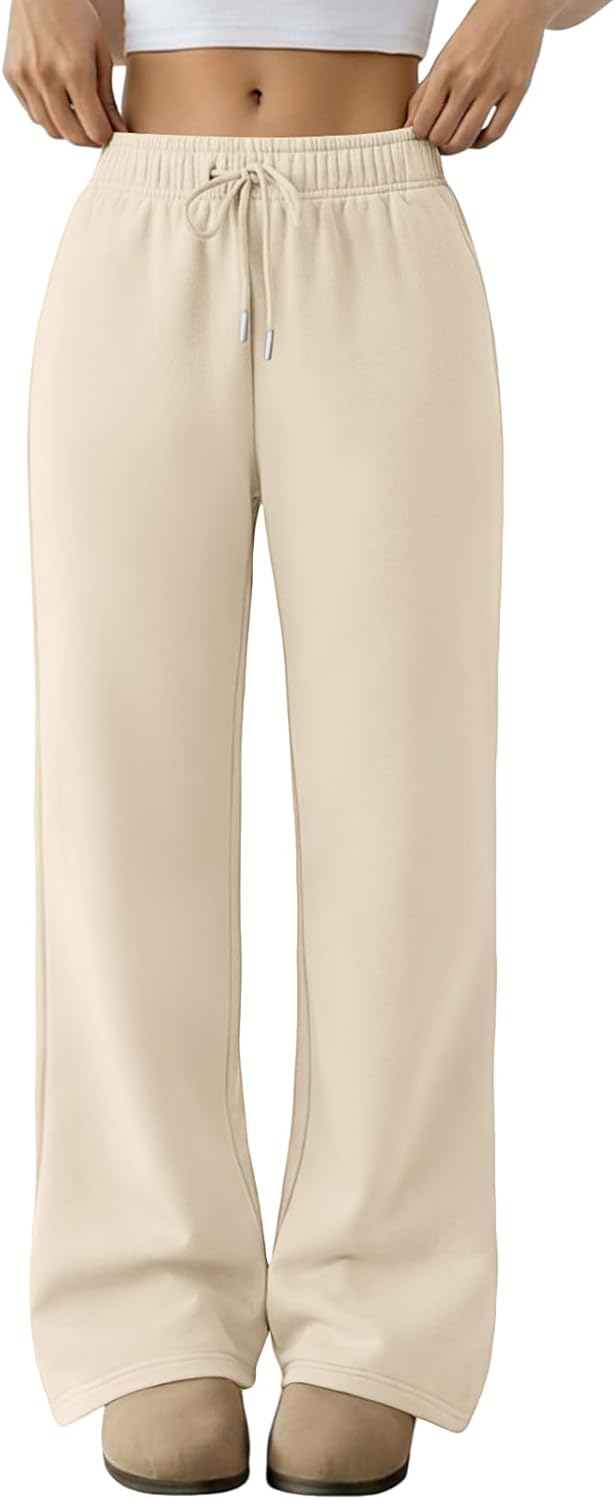 Trendy Queen Womens Sweatpants Baggy Wide Leg Barrel Pants
