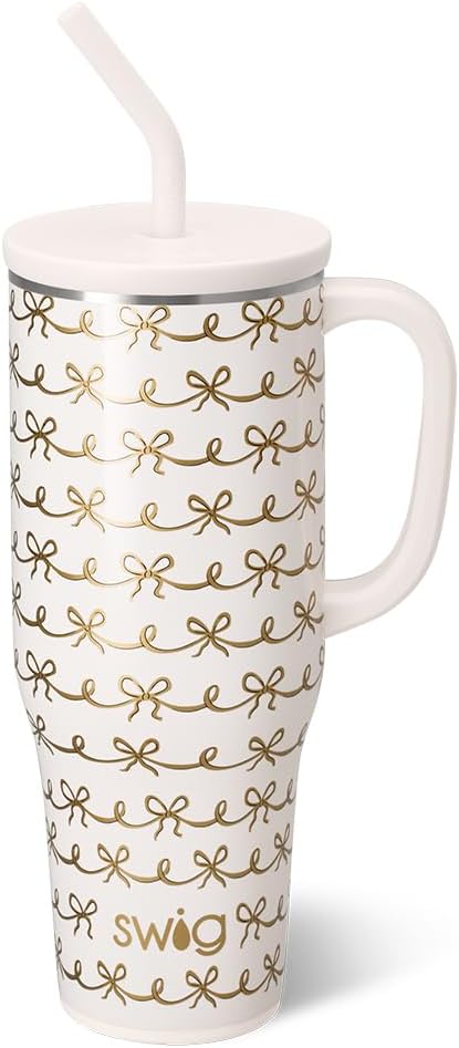 Swig Life 40oz Mega Mug - Insulated Tumbler with Handle & Straw