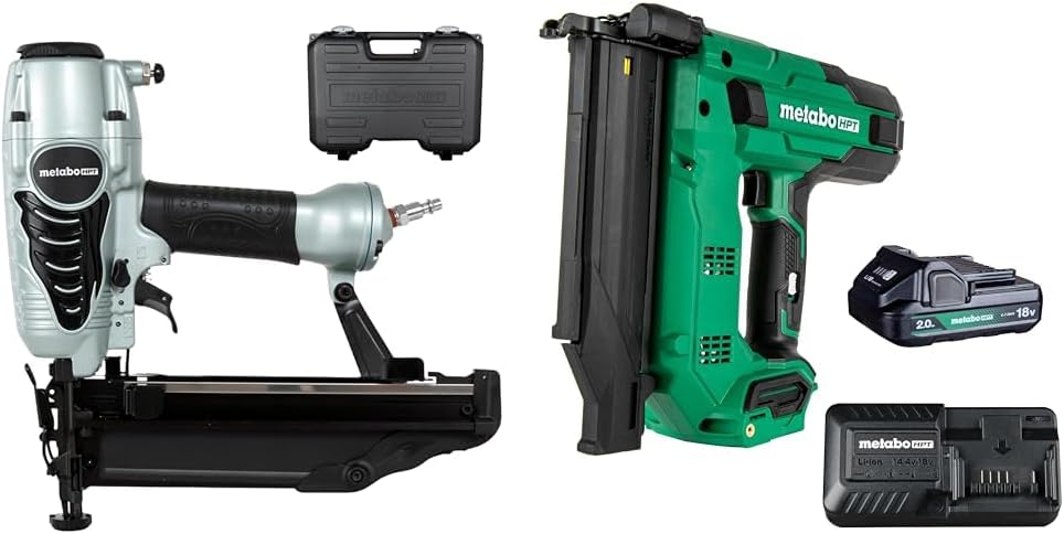 Metabo HPT Finish Nailer Bundle with Cordless Brad Nailer Kit