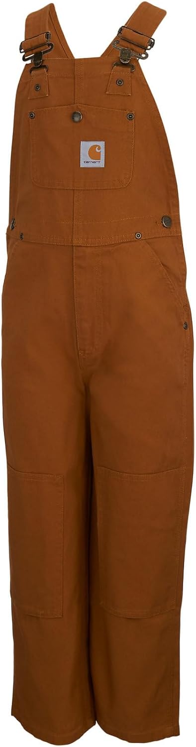 Carhartt Kid's CM8603 Washed Duck Bib Overall for Boys