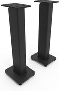 Enhanced Sound Stability: Kanto SX30 Speaker Stands | Fillable | Adjustable Feet | Cable Channel | Pair