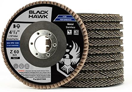 10 Pack 4-1/2 BHA Grinding/Sanding Discs - Smooth 60 Grit