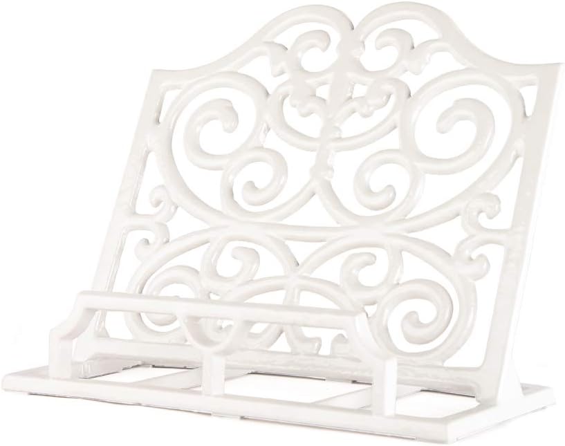 JOGREFUL Cookbook Stand - Heavy-Duty Cast Iron Recipe Holder