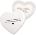 Mother of the Bride Ceramic Heart Keepsake Box - Thoughtful Thank You