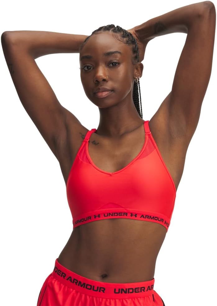 Under Armour Womens Crossback Low Impact Sports Bra for Comfort
