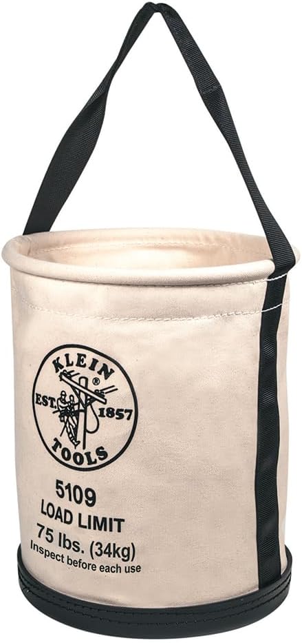 Klein Tools Canvas Bucket: Heavy-Duty Tool Storage Solution