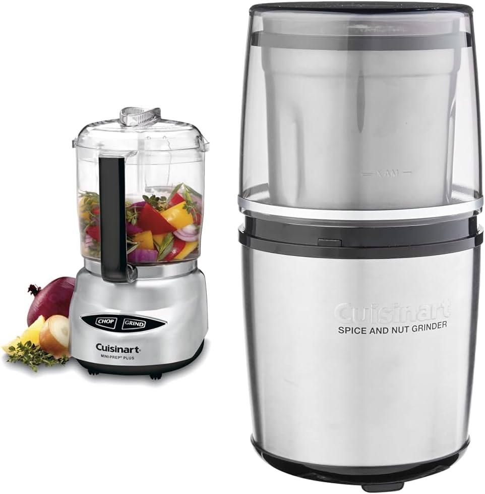 Cuisinart Mini Prep Plus Food Processor and Spice Grinder Bundle