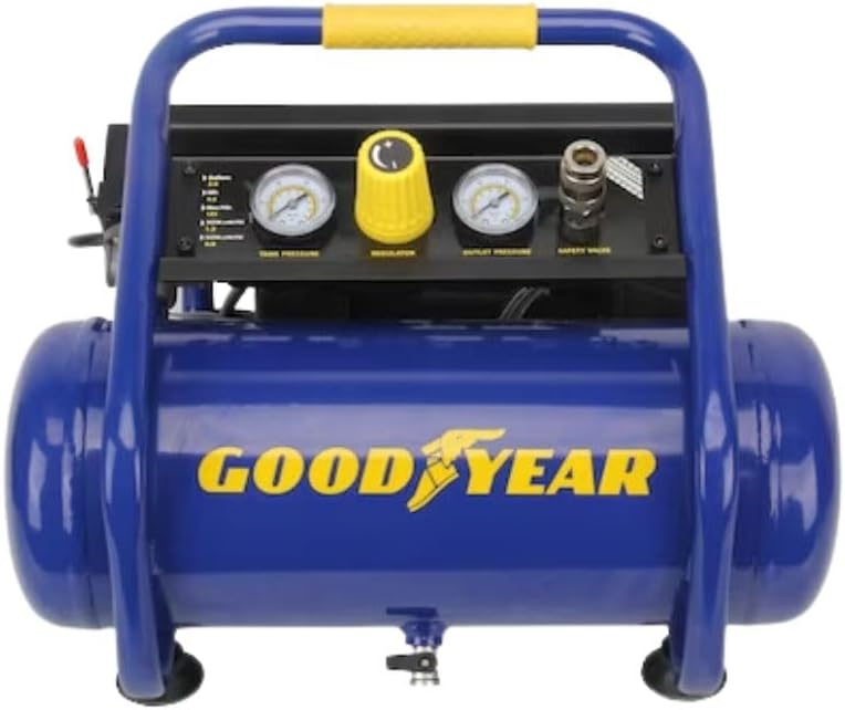 Goodyear Quiet 2 Gallon Air Compressor - Powerful & Silent Operation