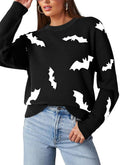 Dokotoo Sweaters for Women Casual Crewneck Floral Cable Knit - Cozy is