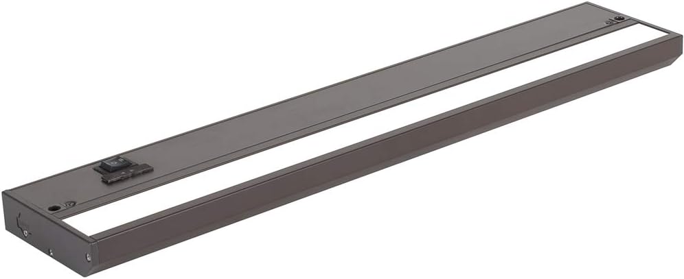 LED Under Cabinet Lighting Hardwired - 3CCT 18 Inch Bronze Finish