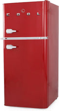 Commercial Cool 4.5 Cu. Ft Retro Freezer Refrigerator - Compact