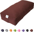 Yoga Bolster Pillow Rectangular Meditation Cushion - Firm Support
