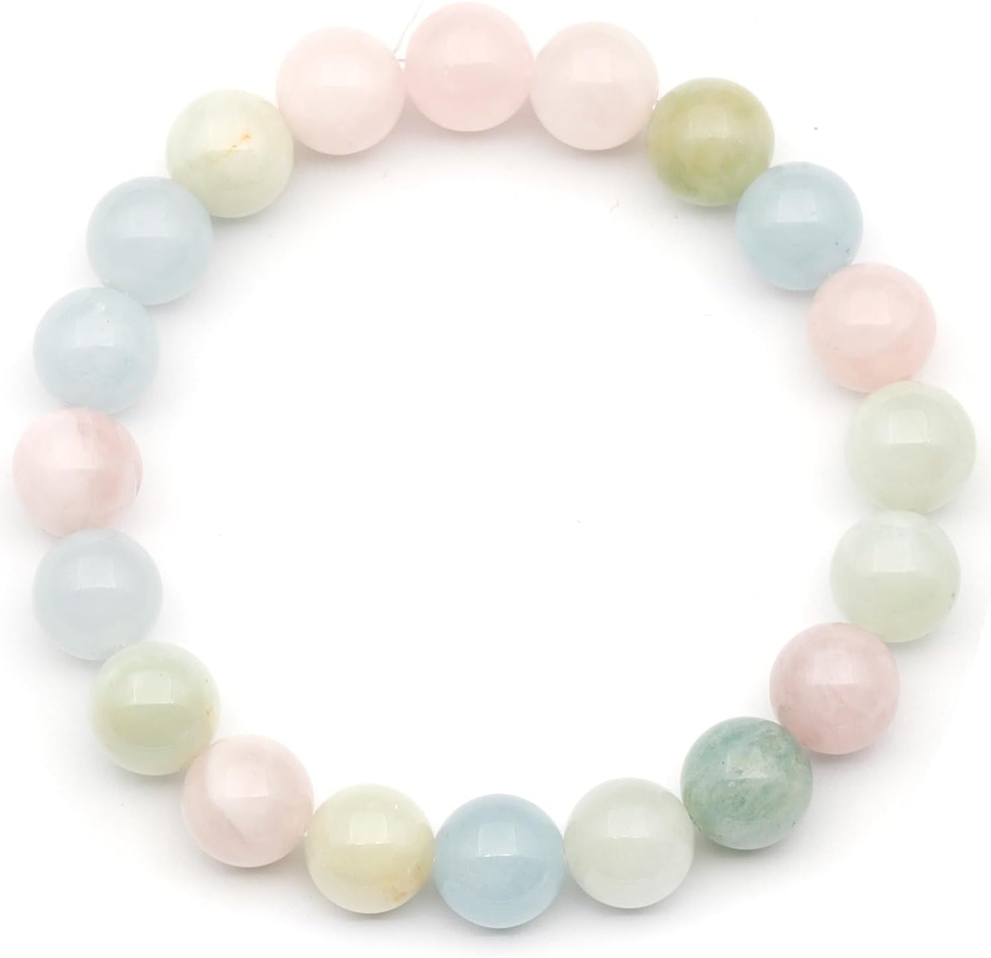 Natural Fluorite Beaded Stretchy Bracelet for Healing and Style