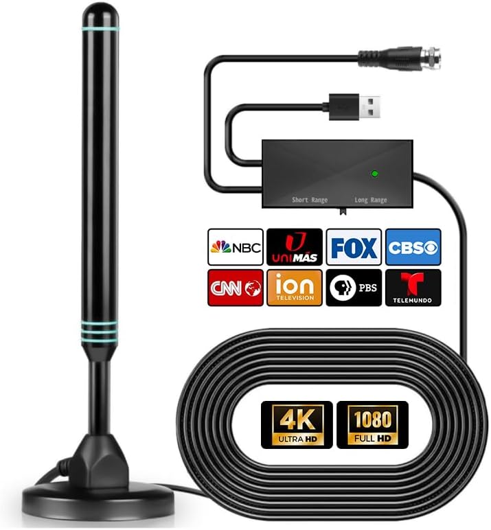 600+ Miles Indoor HD TV Antenna