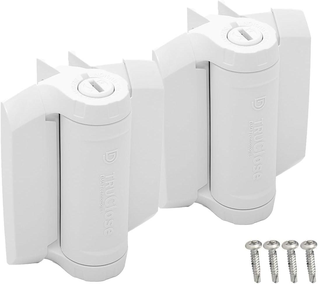 D&D Technologies TruClose Heavy Duty Gate Hinges for Metal Gates