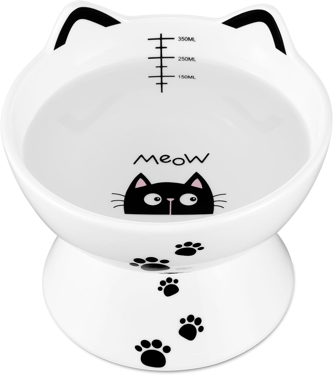 Yedio Spill-Proof Raised Cat Bowl - Protects Pet's Spine