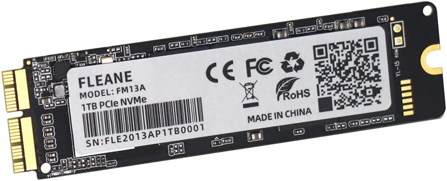 FM13A 256GB NVME SSD Upgrade for MacBook Air and Pro Models