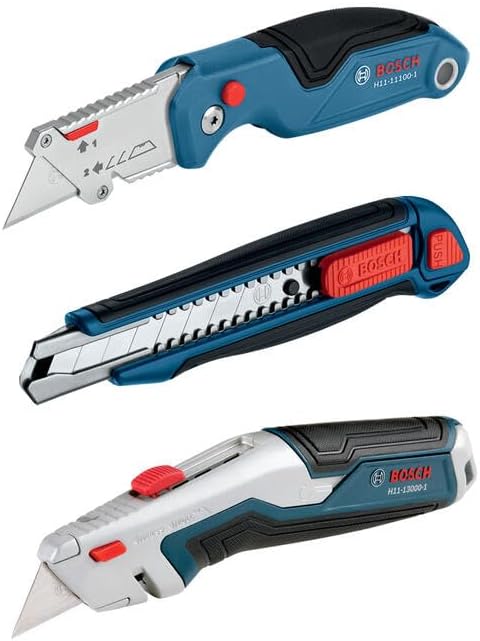 BOSCH H11-14200-1 Utility Knife Set for Versatile Cutting Tasks