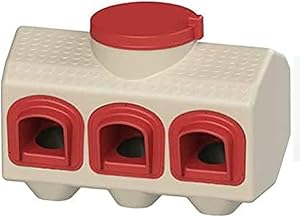 OverEZ Chicken Feeder - Large Gravity Fed Poultry Dispenser