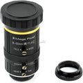 Adjustable Focal Length 8-50mm C-Mount Zoom Lens for Raspberry Pi HQ