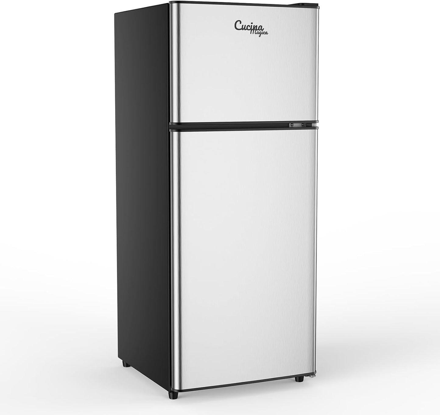 3.8 Cu.Ft Double Door Mini Fridge with Freezer for Dorms