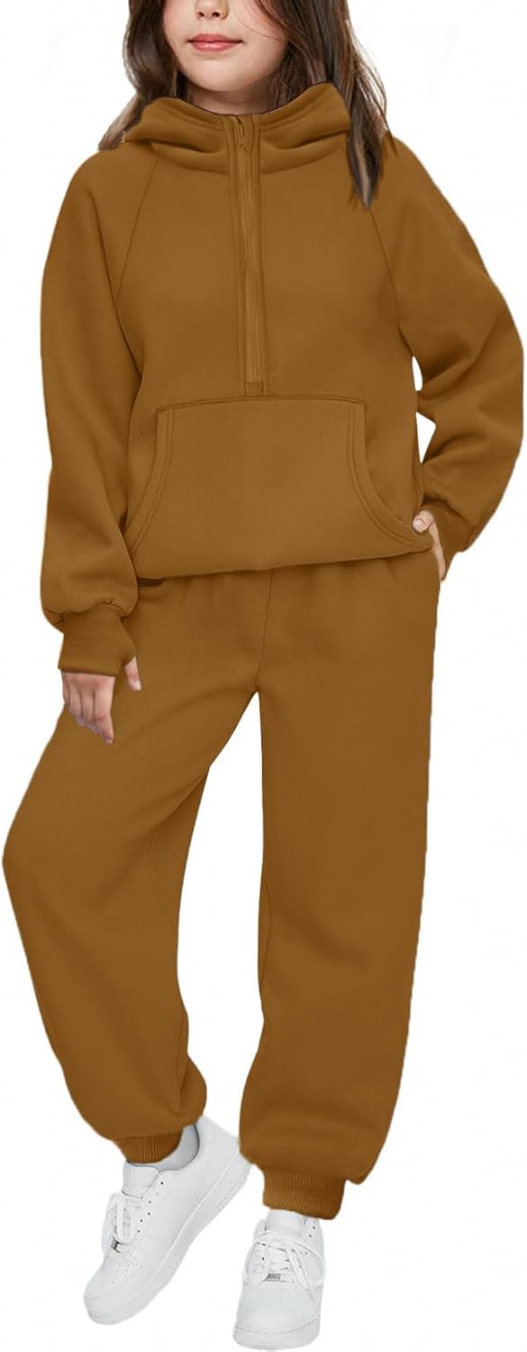 Arshiner Girls 2 Piece Outfits Tracksuit for Fashionable Kids