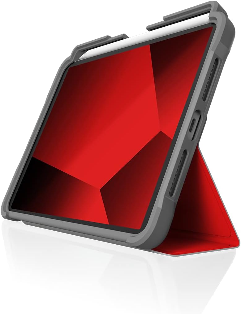 STM Dux Plus Rugged Case for iPad mini 6th Gen - Red