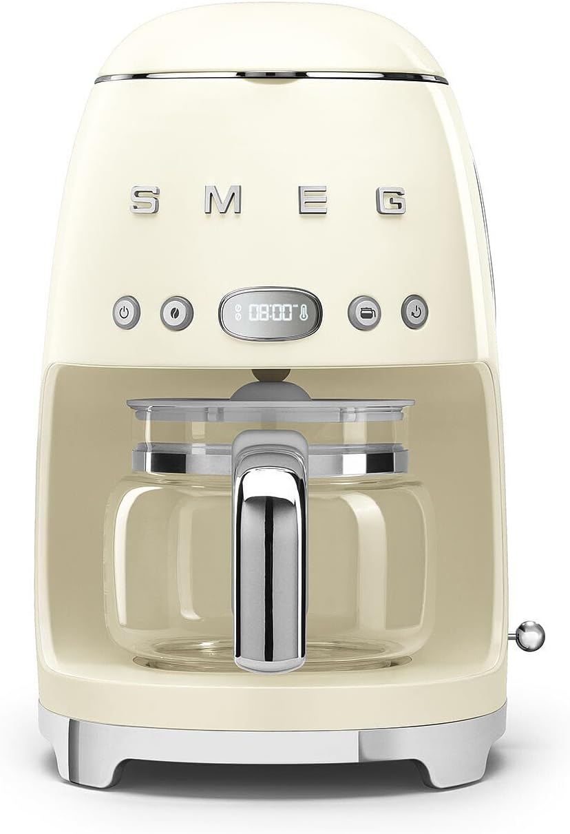 Smeg 50fts Retro Style Drip Coffee Machine with 10-Cup Carafe