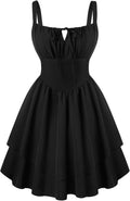 Scarlet Darkness Mini Corset Dress for Women Teens - Flattering