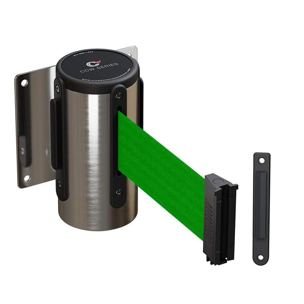 CCW Series WMB-120 Fixed Wall Mount Retractable Belt Barrier
